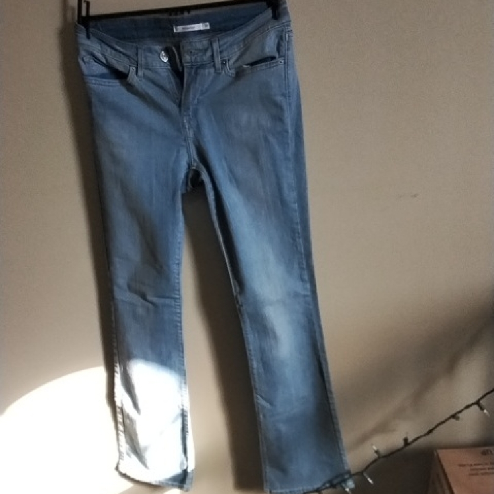 Stylish Light Blue Women's Straight Leg Jeans